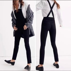 Like New Madewell Skinny Overalls: Raw Hem Edition